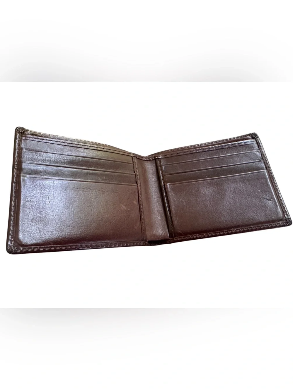 Coach men’s Bifold Dark Brown Leather Wallet